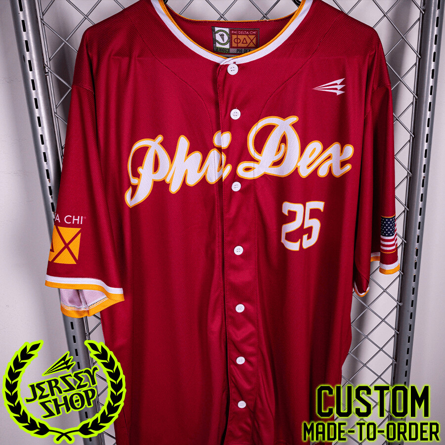Phi Dex Custom NanoDri Baseball Jersey #J1