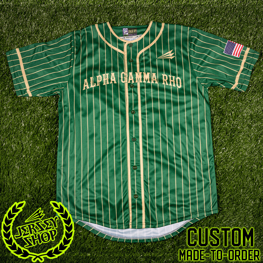 Alpha Gamma Rho Custom NanoDri Baseball Jersey #J2