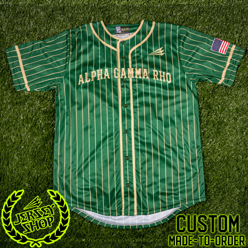 Alpha Gamma Rho Custom NanoDri Baseball Jersey #J2