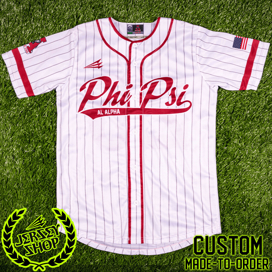 Phi Kappa Psi Custom HexaFlex Baseball Jersey #8B