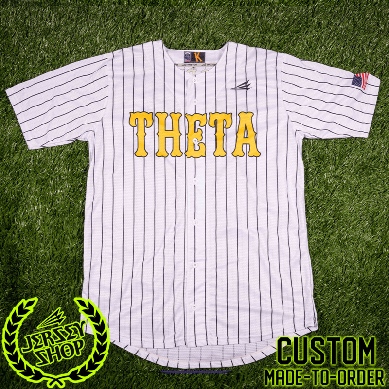 Kappa Alpha Theta Custom HexaFlex Baseball Jersey #1E
