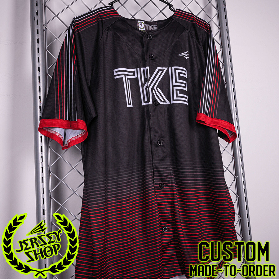 Tau Kappa Epsilon TKE Custom NanoDri Baseball Jersey #J3