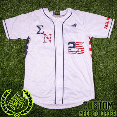 Sigma Nu Custom Baseball Jersey Design #1D