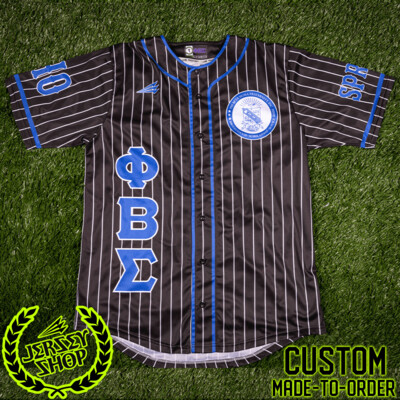 Phi Beta Sigma Custom NanoDri Baseball Jersey #J1b