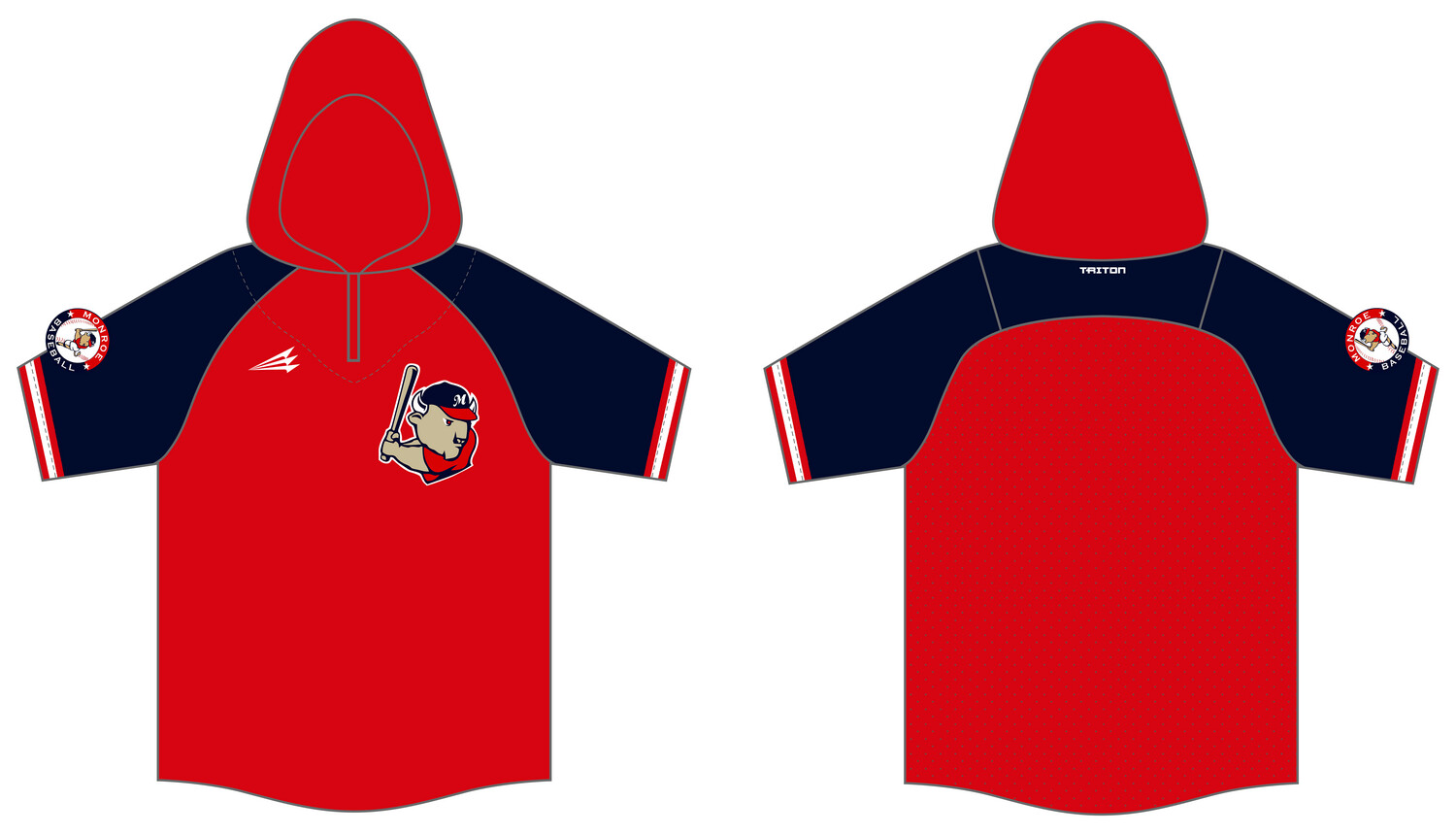 Monroe Baseball Custom Batting Practice Jacket #BPJ1