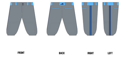 NY Wolves Custom Knicker Baseball Pant #BP9G