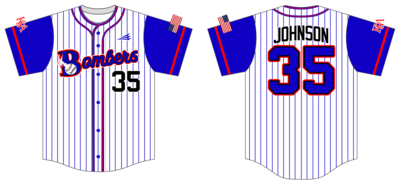 KSA Bombers Custom Hexaflex Baseball Jersey #J1C