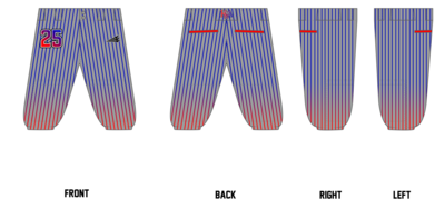 KSA Bombers Custom Knicker Baseball Pants #BP5B