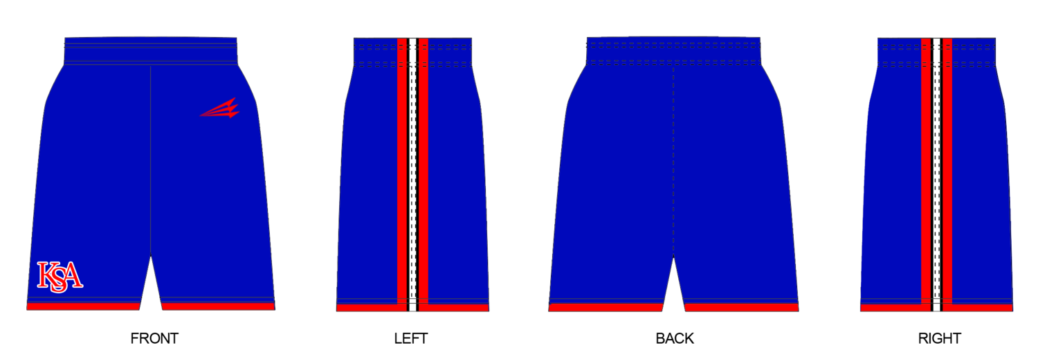 KSA Bombers Custom Revolution Pocket Shorts #RV1