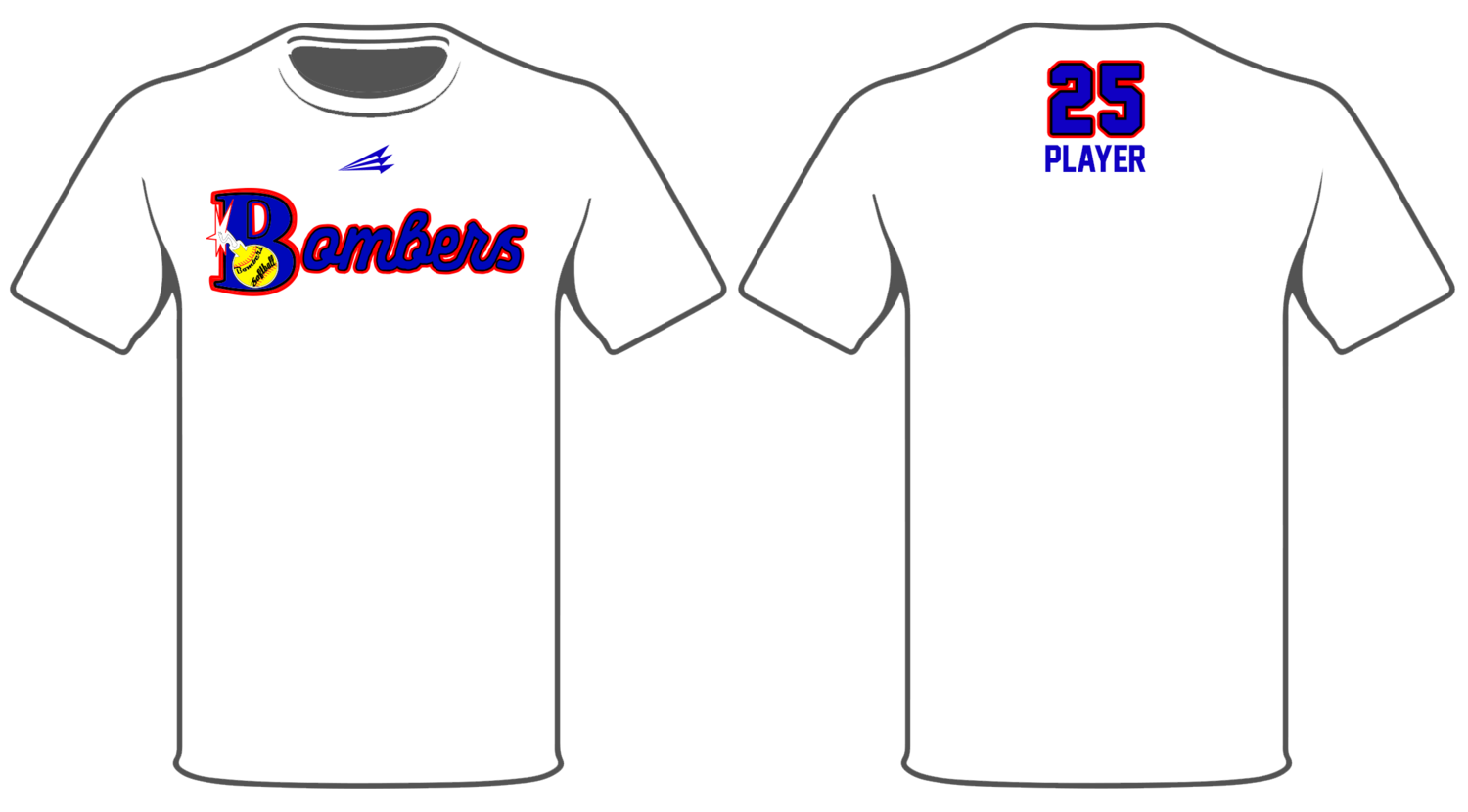 KSA Bombers Softball Custom HyperTee #HT2