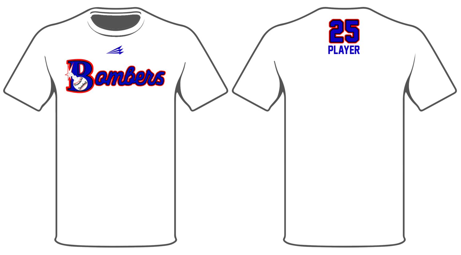 KSA Bombers Baseball Custom HyperTee #HT1