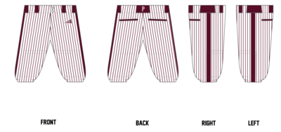 Piner High School Custom Knicker Baseball Pant #BP1c
