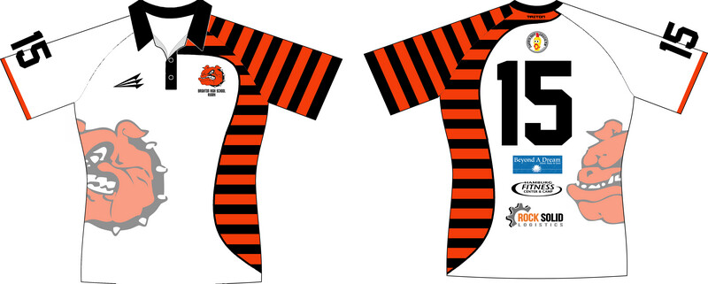 Brighton High School Custom Classic Rugby Jersey #J2e