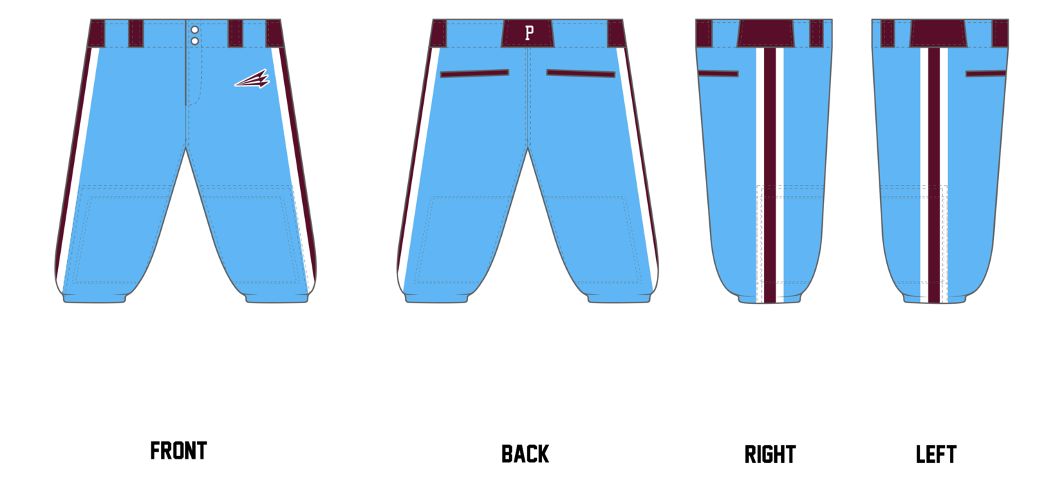 Piner High School Custom Knicker Baseball Pant #BP2c
