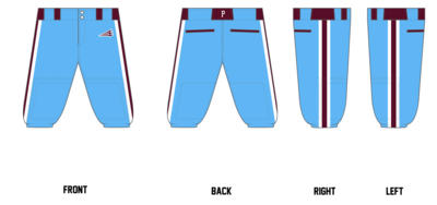Piner High School Custom Knicker Baseball Pant #BP2c