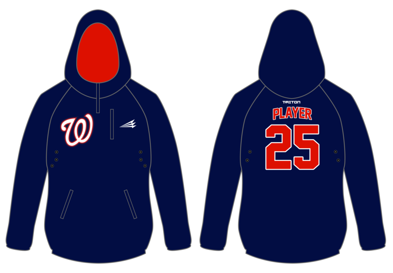 Leadoff Baseball Academy Wildcards Custom Gladiator Hoodie #GH1