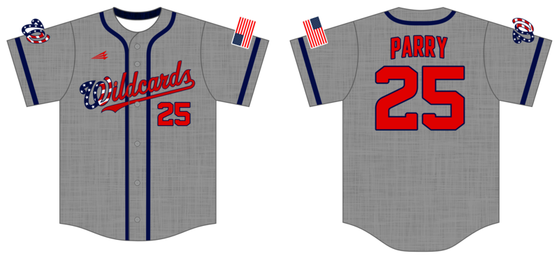 Leadoff Baseball Academy Wildcards Custom HexaFlex Baseball Jersey #J2B