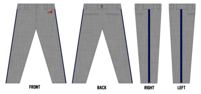 Leadoff Baseball Academy Wildcards Custom ProFit Baseball Pant #BP2BP