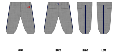 Leadoff Baseball Academy Wildcards Custom Knicker Baseball Pant #BP2C