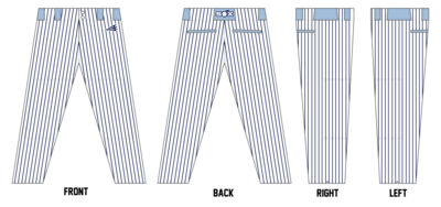 BombSox Custom Relaxed Baseball Pant #BP2B