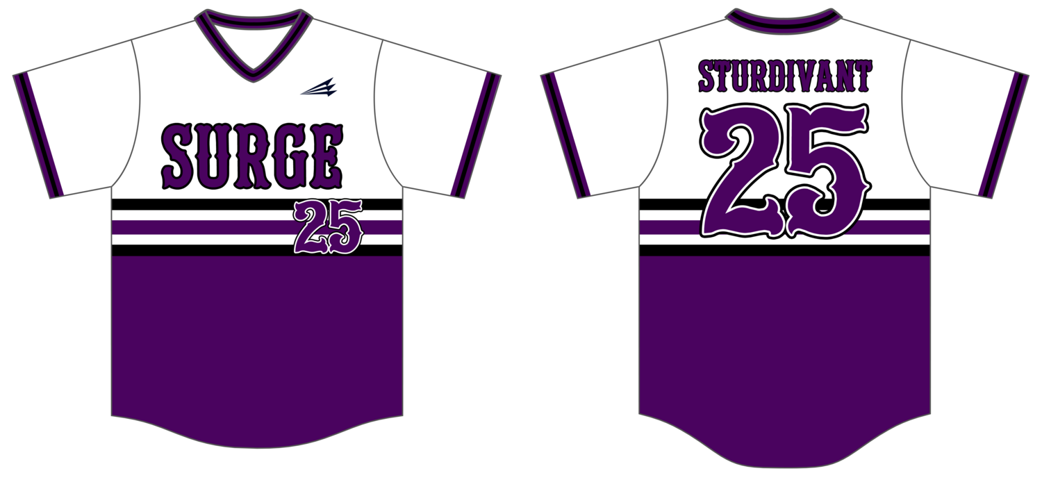 Surge (Sturdivant) Custom Hexaflex Baseball Jersey #J7C