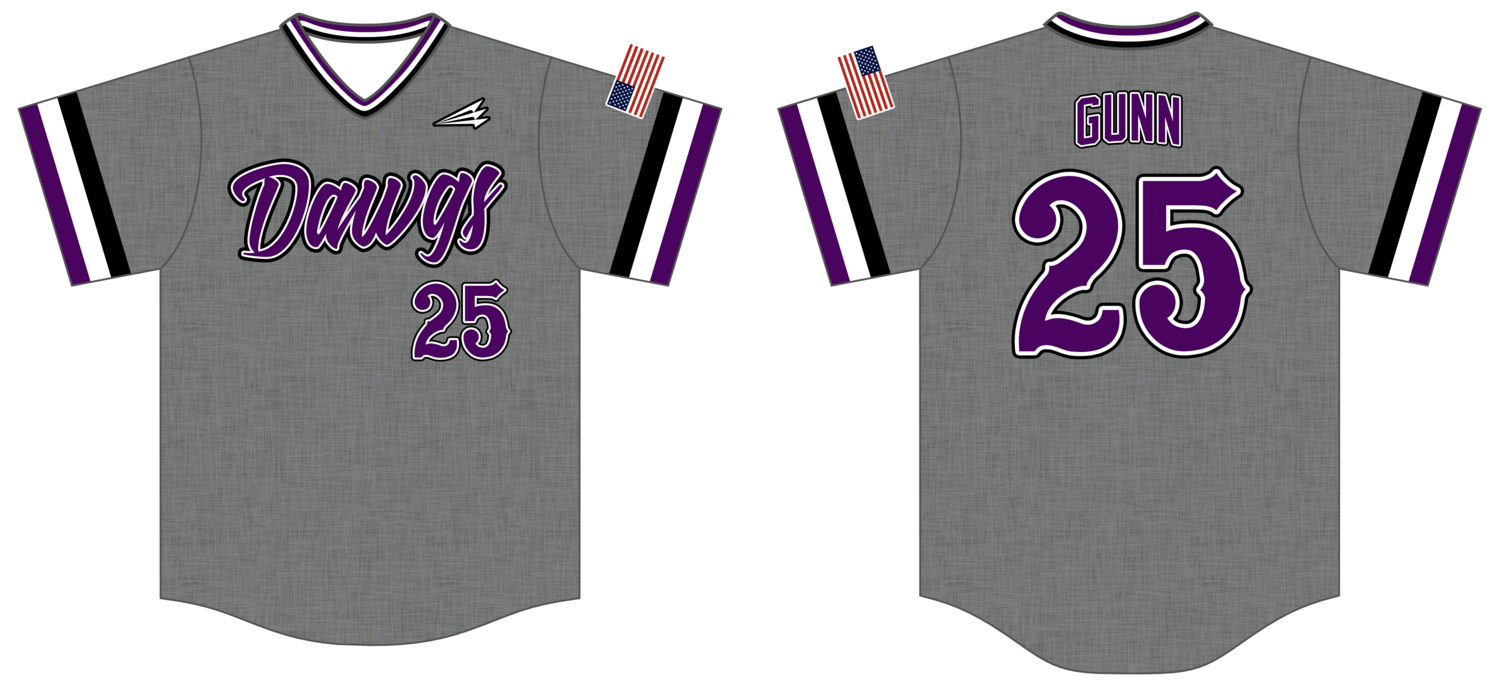 Burlington Mudd Dawgs Custom HexaFlex Baseball Jersey #J27