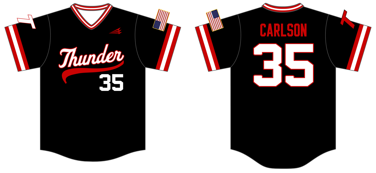Troy Thunder Custom HexaFlex Baseball Jersey #J9B