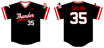 Troy Thunder Custom HexaFlex Baseball Jersey #J9B