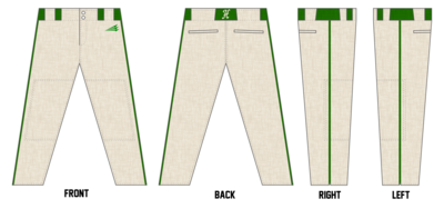 Holtville Middle School Custom Relaxed Baseball Pant #BP1E