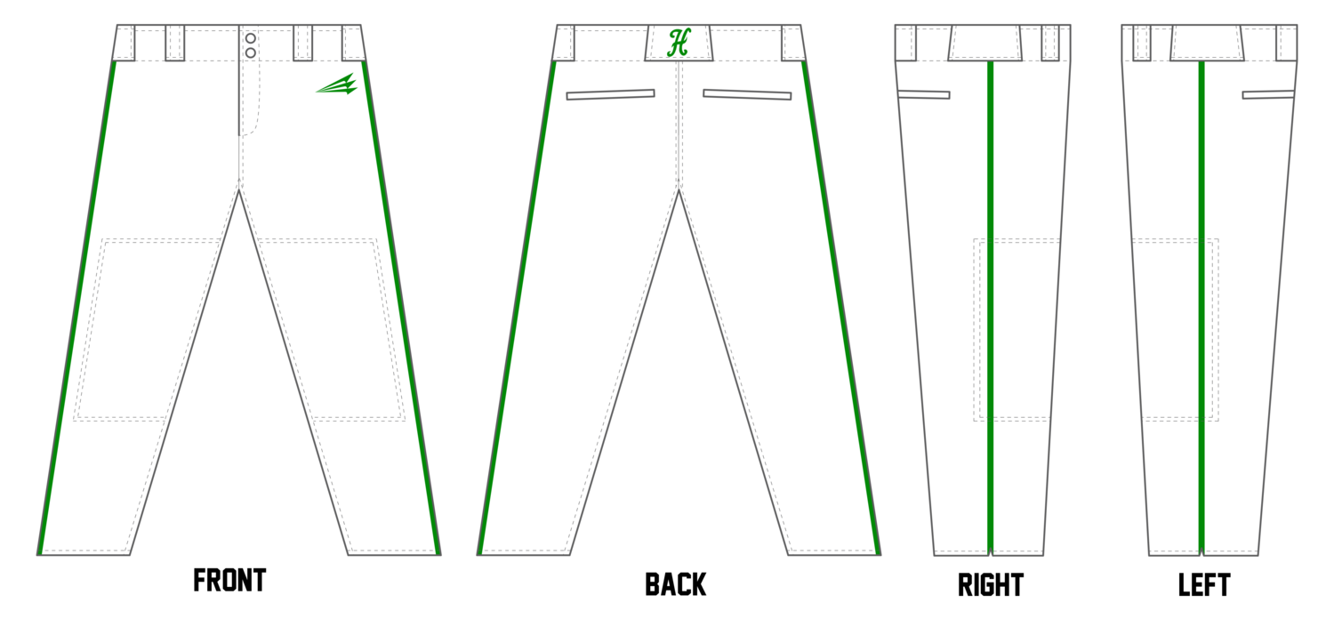 Holtville Middle School Custom Relaxed Baseball Pant #BP1C