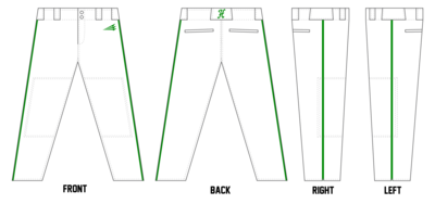 Holtville Middle School Custom Relaxed Baseball Pant #BP1C