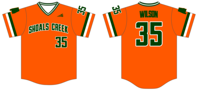 Shoals Creek Custom HexaFlex Baseball Jersey #J1B