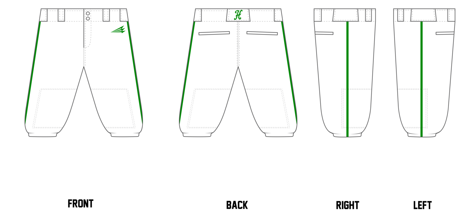 Holtville Middle School Custom Knicker Baseball Pant #BP1B