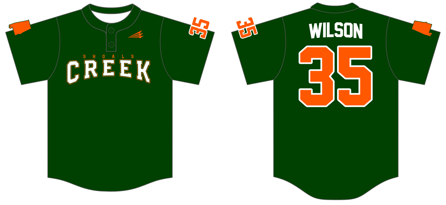 Shoals Creek Custom HexaFlex Baseball Jersey #J3B