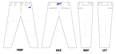 BGM Bears Custom Relaxed Baseball Pant #BP2
