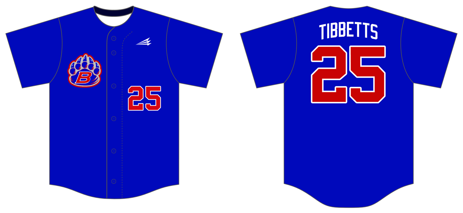 BGM Bears Custom NanoDri Baseball Jersey #J2B