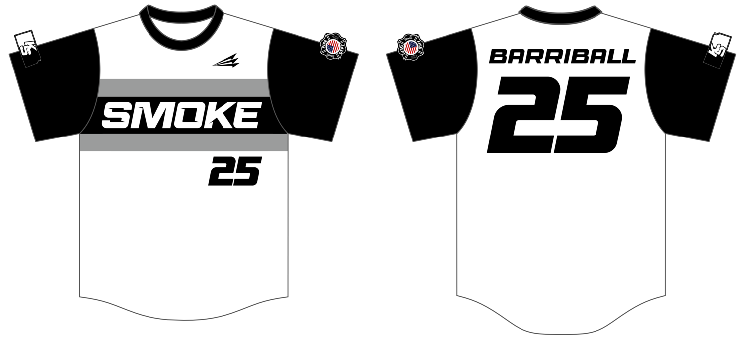 Salina Smoke Custom Nanodri Baseball Jersey #J6D