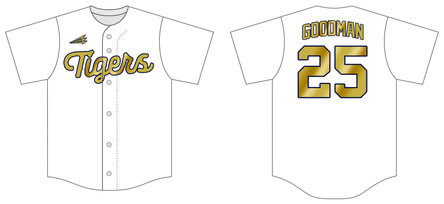 Twinsburg Tigers Custom HexaFlex Baseball Jersey #J11