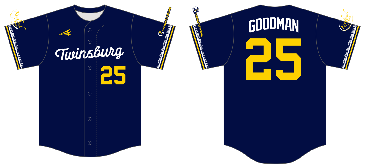 Twinsburg Tigers Custom NanoDri Baseball Jersey #J14D
