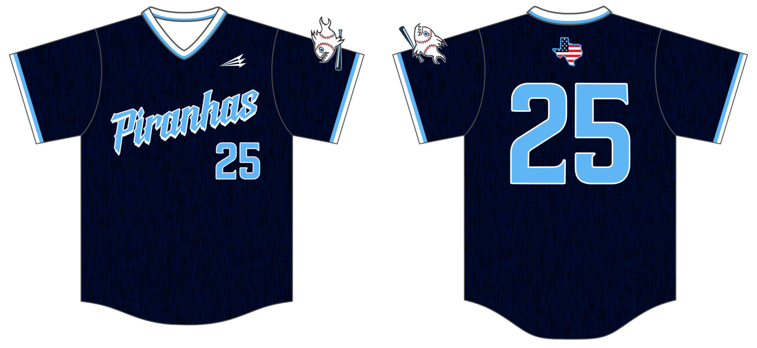 Piranhas Custom NanoDri Baseball Jersey #J47