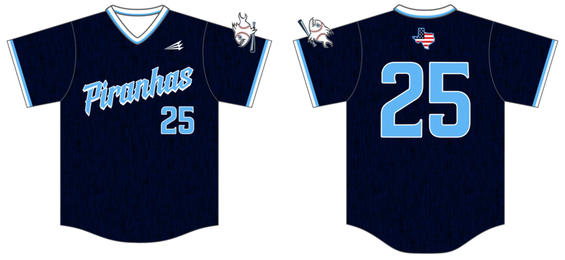Piranhas Custom NanoDri Baseball Jersey #J47