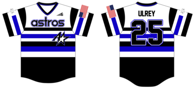 Midwest Astros Custom HexaFlex Baseball Jersey #J18B