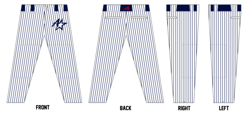 Midwest Astros Custom Relaxed Baseball Pant #BP8