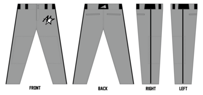 Midwest Astros Custom Relaxed Baseball Pant #BP12