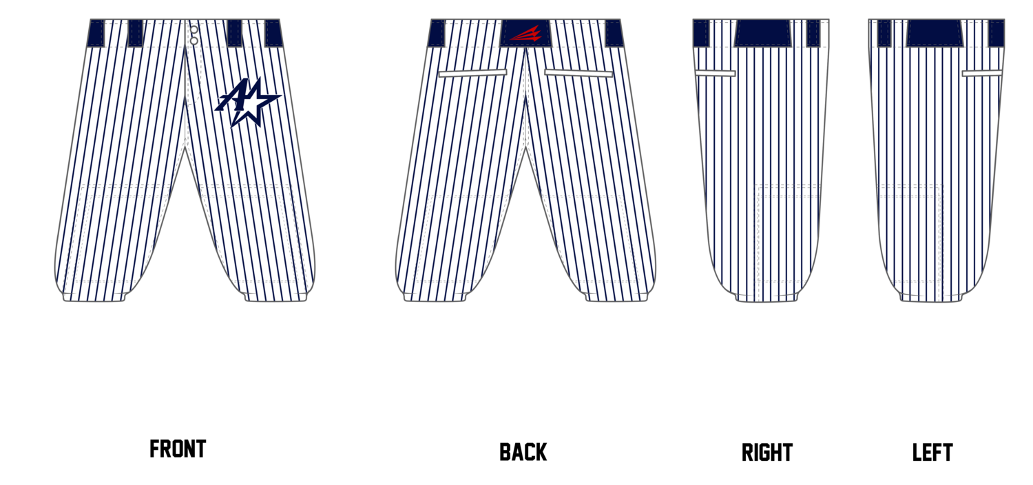 Midwest Astros Custom Knicker Baseball Pant #BP8C