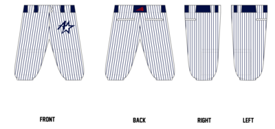 Midwest Astros Custom Knicker Baseball Pant #BP8C