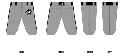 Midwest Astros Custom Knicker Baseball Pant #BP12C