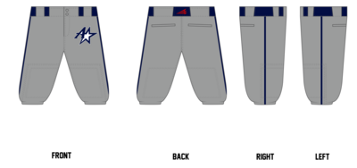 Midwest Astros Custom Knicker Baseball Pant #BP10C