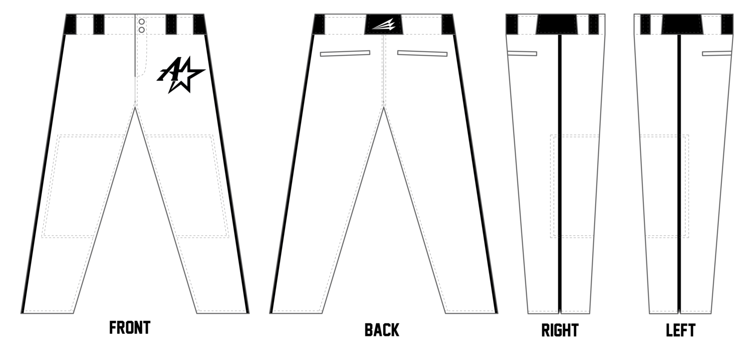 Midwest Astros Custom Relaxed Baseball Pant #BP11