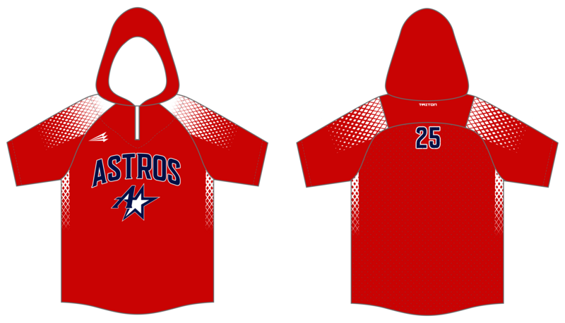 Midwest Astros Custom Batting Practice Jacket #BPJ1B
